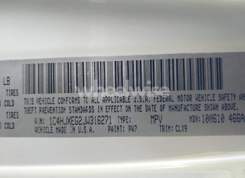 Photo 9 of 2018 Jeep Wrangler UNLIMITED SAHARA 4X4 (VIN 1C4HJXEG2JW316271)