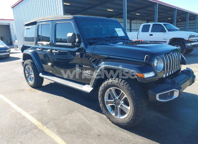 2020 Jeep Wrangler UNLIMITED SAHARA 4X4 (VIN 1C4HJXEG2LW243468) main photo