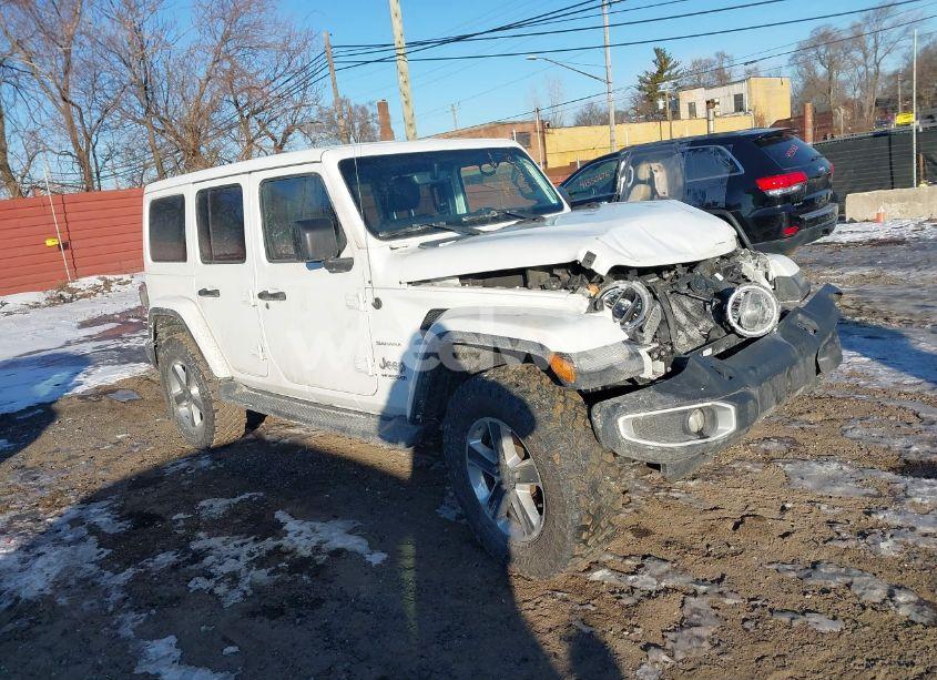 2018 Jeep Wrangler UNLIMITED SAHARA 4X4 (VIN 1C4HJXEG3JW184976) main photo
