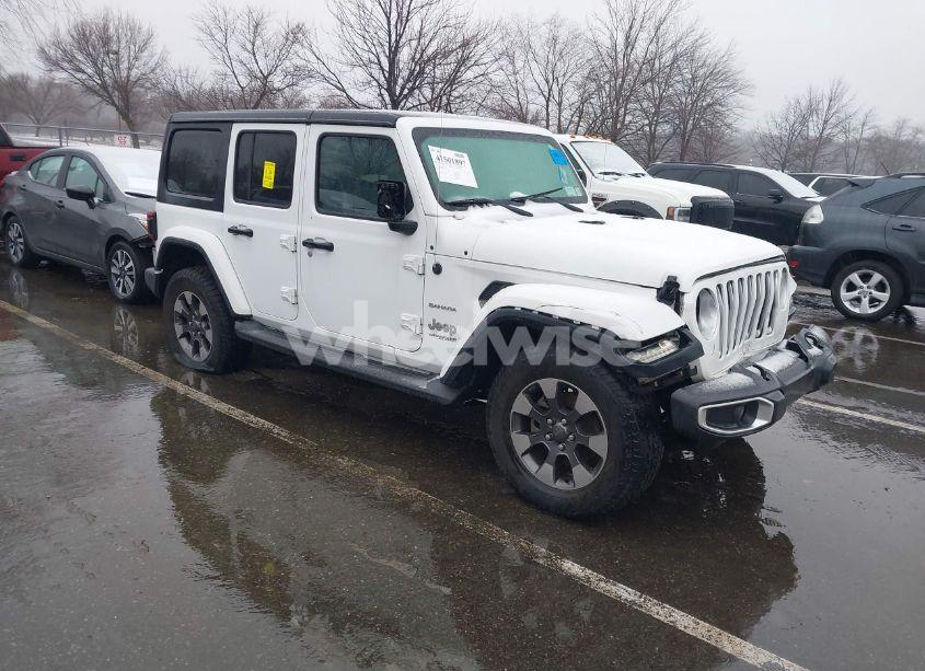 2018 Jeep Wrangler UNLIMITED SAHARA 4X4 (VIN 1C4HJXEG3JW186176) main photo