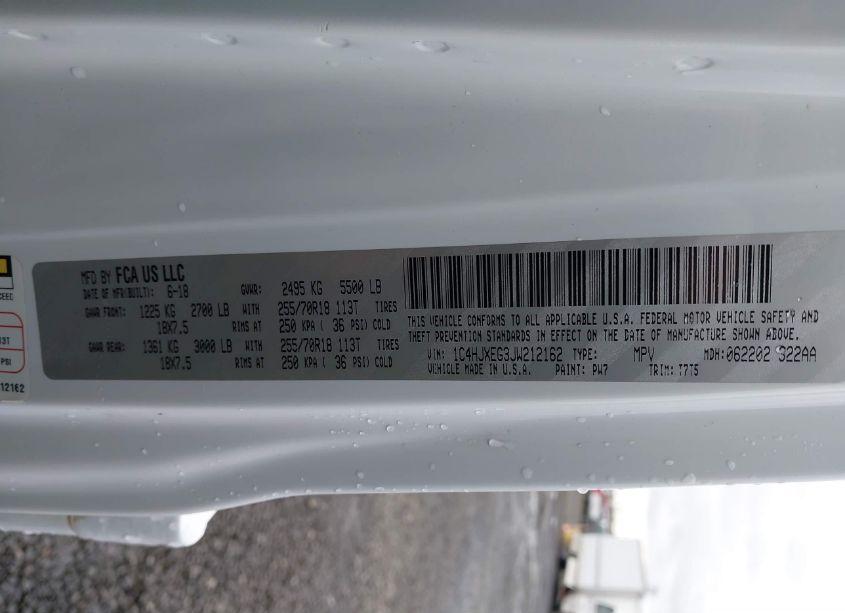 Photo 9 of 2018 Jeep Wrangler UNLIMITED SAHARA 4X4 (VIN 1C4HJXEG3JW212162)