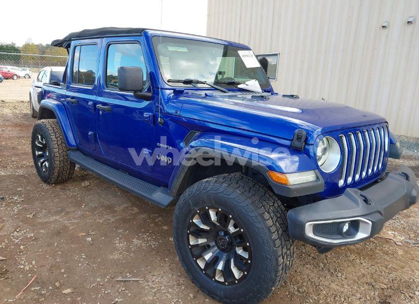 2018 Jeep Wrangler UNLIMITED SAHARA 4X4 (VIN 1C4HJXEG3JW253245) main photo