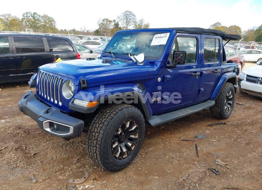 Photo 2 of 2018 Jeep Wrangler UNLIMITED SAHARA 4X4 (VIN 1C4HJXEG3JW253245)