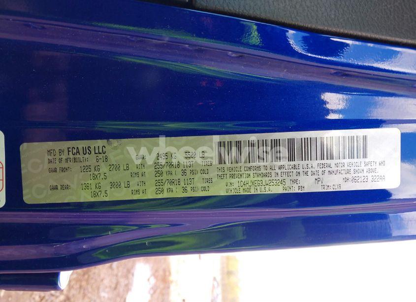 Photo 9 of 2018 Jeep Wrangler UNLIMITED SAHARA 4X4 (VIN 1C4HJXEG3JW253245)