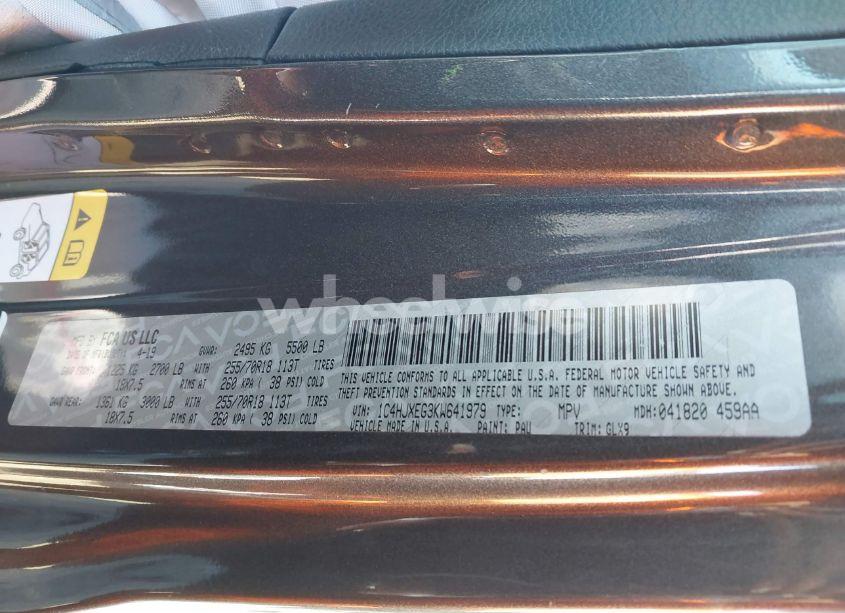 Photo 9 of 2019 Jeep Wrangler UNLIMITED SAHARA ALTITUDE 4X4 (VIN 1C4HJXEG3KW641979)