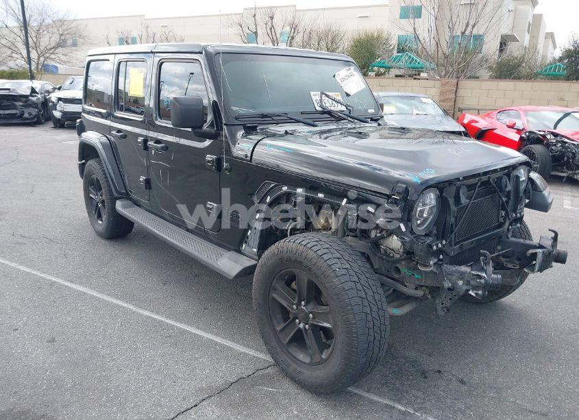 2020 Jeep Wrangler UNLIMITED SAHARA ALTITUDE 4X4 (VIN 1C4HJXEG3LW211192) main photo