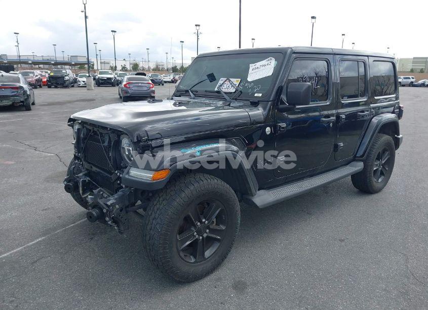 Photo 2 of 2020 Jeep Wrangler UNLIMITED SAHARA ALTITUDE 4X4 (VIN 1C4HJXEG3LW211192)