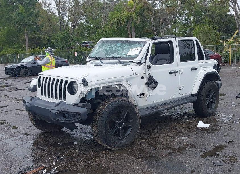 Photo 2 of 2021 Jeep Wrangler UNLIMITED SAHARA ALTITUDE 4X4 (VIN 1C4HJXEG3MW505192)