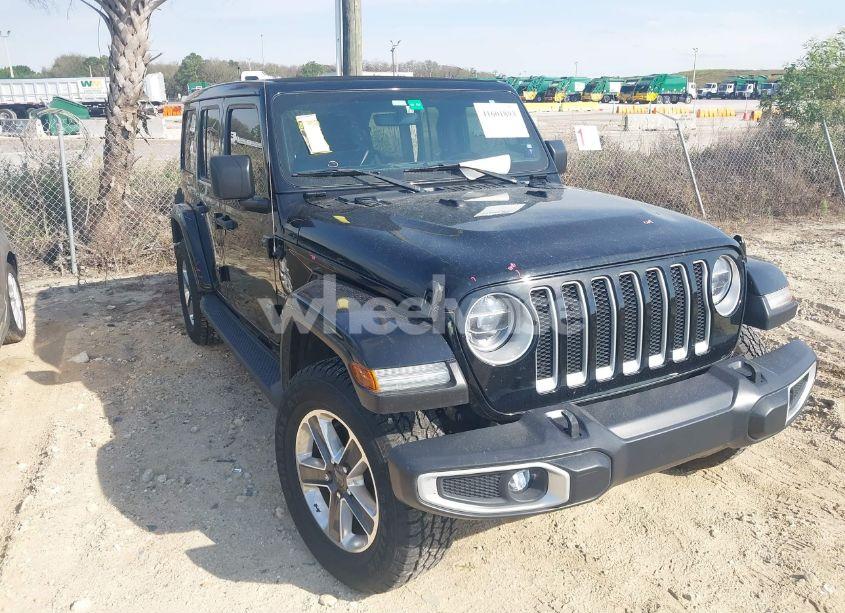 2021 Jeep Wrangler UNLIMITED SAHARA 4X4 (VIN 1C4HJXEG3MW536507) main photo