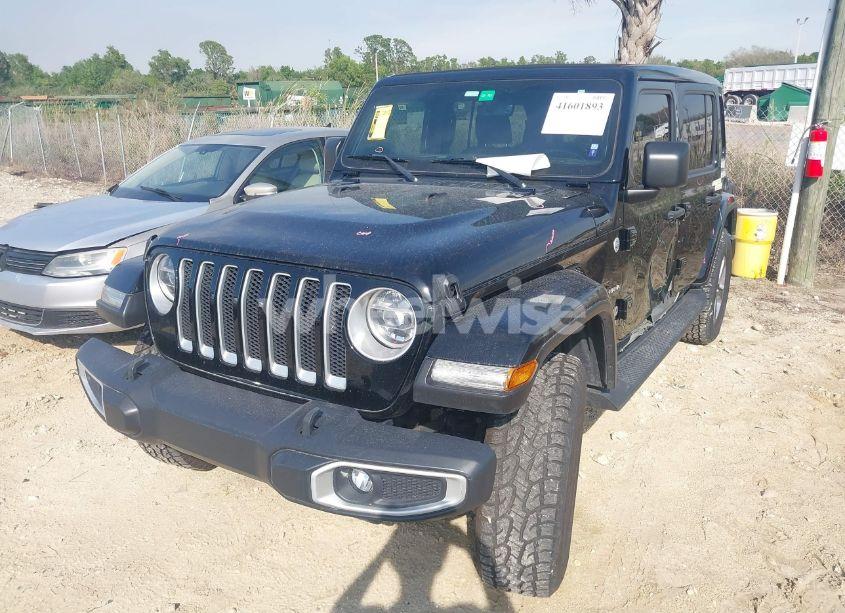 Photo 2 of 2021 Jeep Wrangler UNLIMITED SAHARA 4X4 (VIN 1C4HJXEG3MW536507)