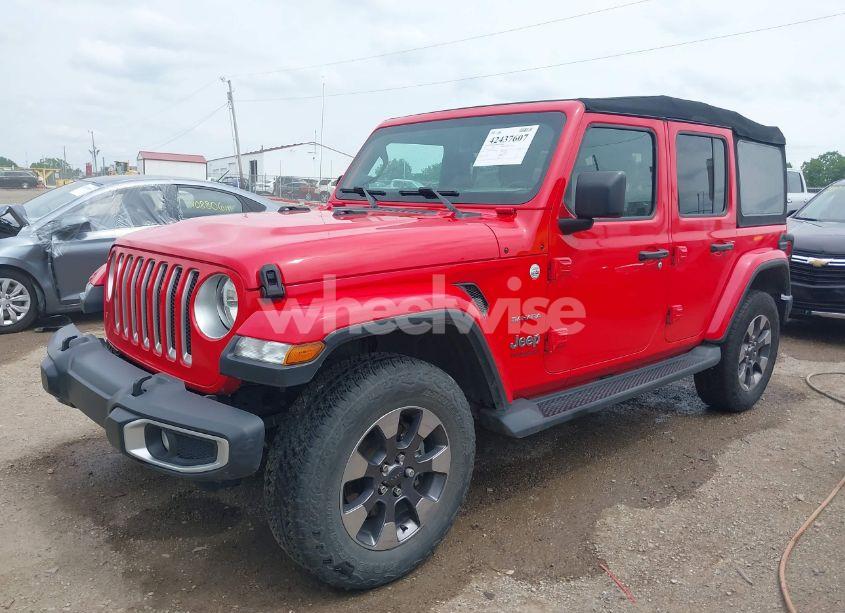 Photo 2 of 2018 Jeep Wrangler UNLIMITED SAHARA 4X4 (VIN 1C4HJXEG4JW316496)