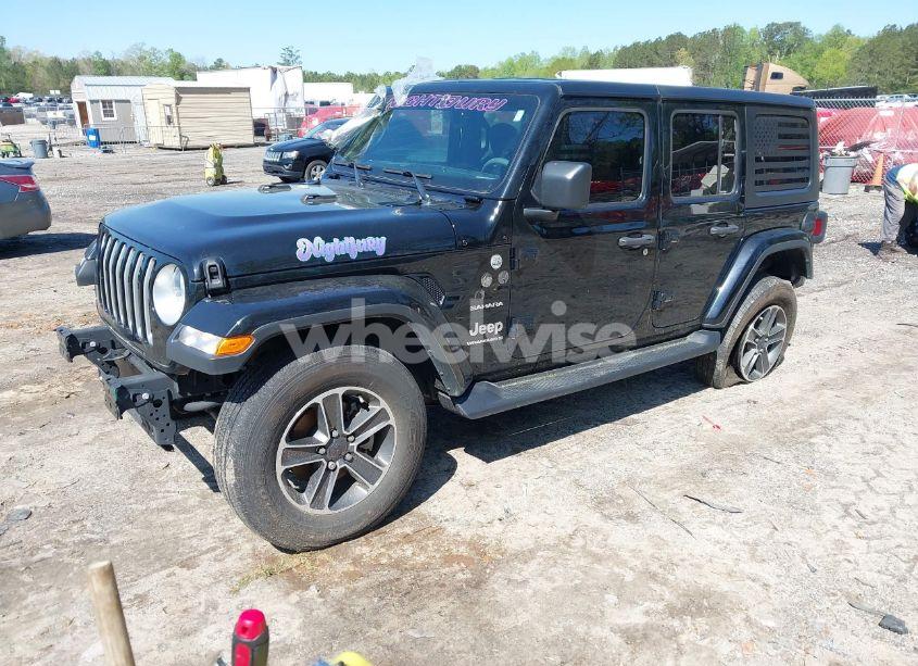 Photo 2 of 2023 Jeep Wrangler 4-DOOR SAHARA 4X4 (VIN 1C4HJXEG4PW624339)