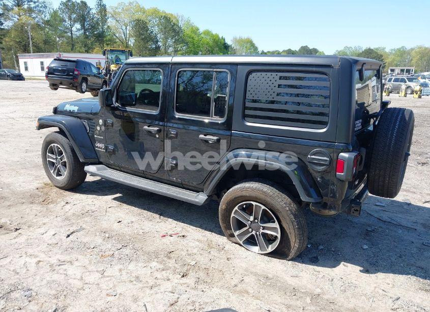 Photo 3 of 2023 Jeep Wrangler 4-DOOR SAHARA 4X4 (VIN 1C4HJXEG4PW624339)