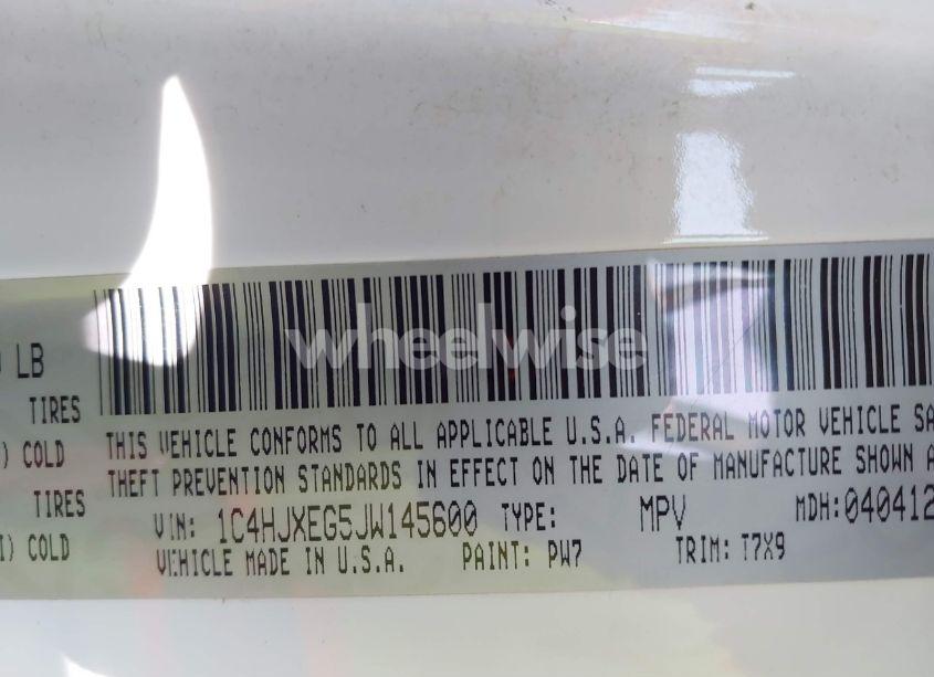 Photo 9 of 2018 Jeep Wrangler UNLIMITED SAHARA 4X4 (VIN 1C4HJXEG5JW145600)