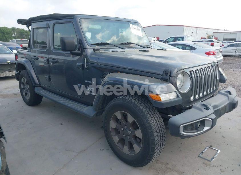 2018 Jeep Wrangler UNLIMITED SAHARA 4X4 (VIN 1C4HJXEG5JW194523) main photo
