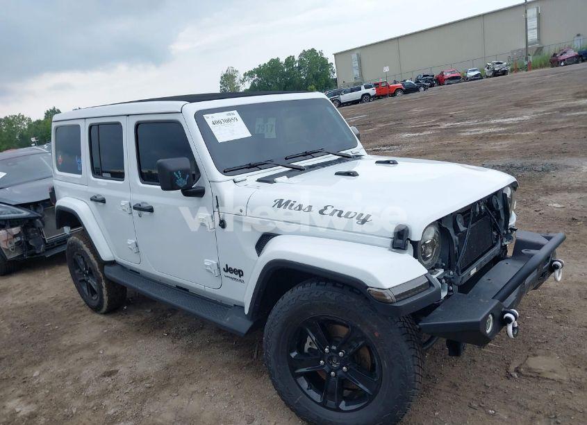 2021 Jeep Wrangler UNLIMITED SAHARA ALTITUDE 4X4 (VIN 1C4HJXEG5MW764573) main photo