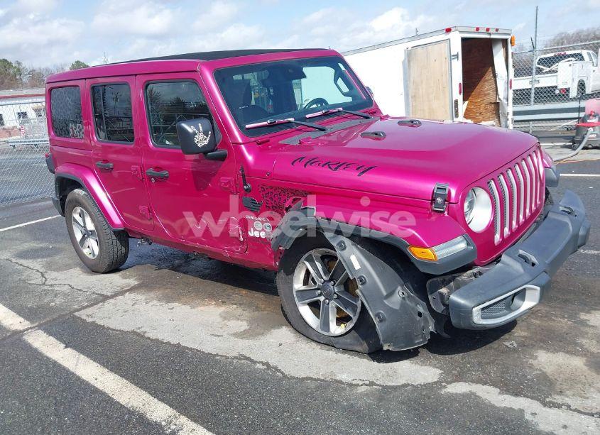 2022 Jeep Wrangler UNLIMITED SAHARA 4X4 (VIN 1C4HJXEG5NW109153) main photo