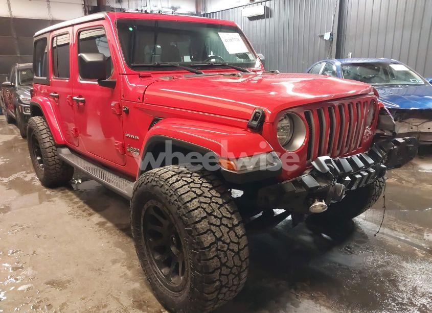 2023 Jeep Wrangler 4-DOOR SAHARA 4X4 (VIN 1C4HJXEG5PW501777) main photo