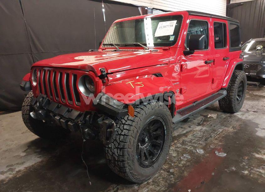 Photo 2 of 2023 Jeep Wrangler 4-DOOR SAHARA 4X4 (VIN 1C4HJXEG5PW501777)
