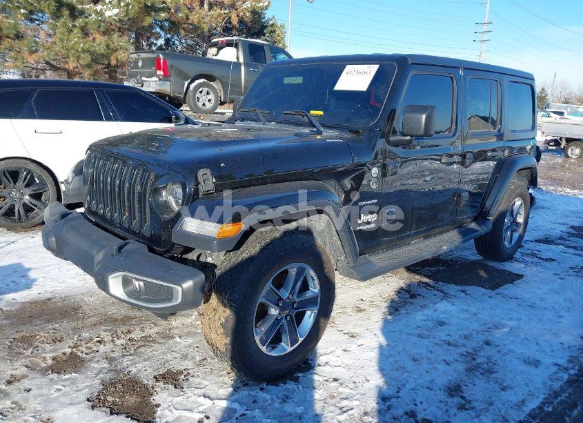 Photo 2 of 2018 Jeep Wrangler UNLIMITED SAHARA 4X4 (VIN 1C4HJXEG6JW223642)