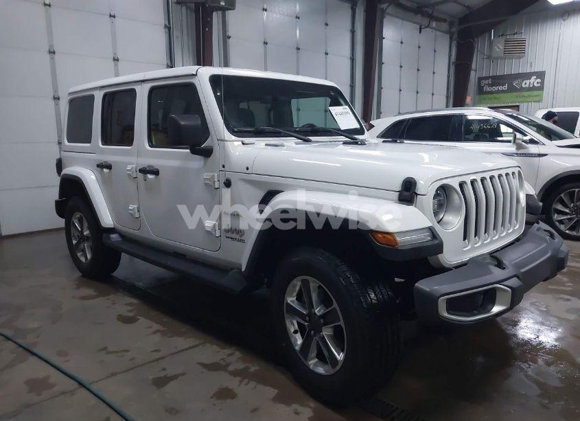 2020 Jeep Wrangler UNLIMITED SAHARA 4X4 (VIN 1C4HJXEG6LW140232) main photo