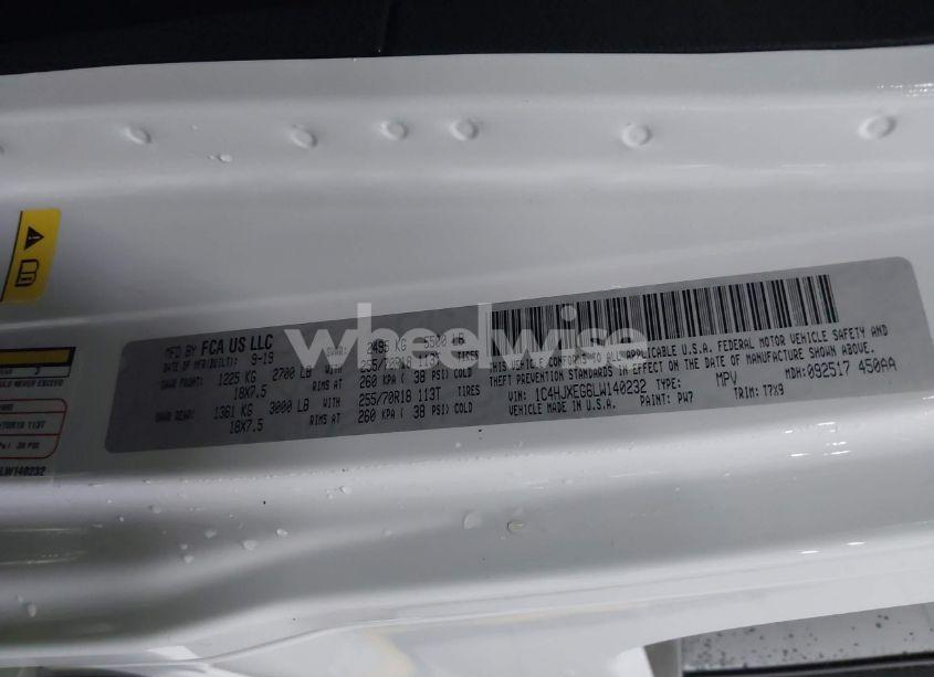 Photo 9 of 2020 Jeep Wrangler UNLIMITED SAHARA 4X4 (VIN 1C4HJXEG6LW140232)