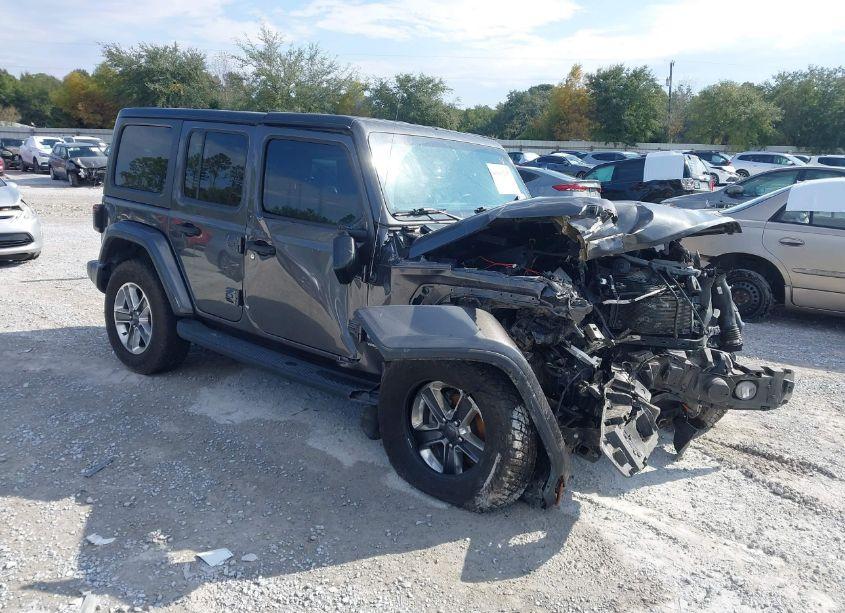 2021 Jeep Wrangler UNLIMITED SAHARA 4X4 (VIN 1C4HJXEG6MW502562) main photo