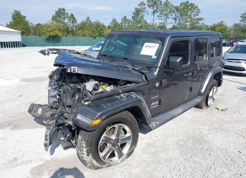 Photo 2 of 2021 Jeep Wrangler UNLIMITED SAHARA 4X4 (VIN 1C4HJXEG6MW502562)