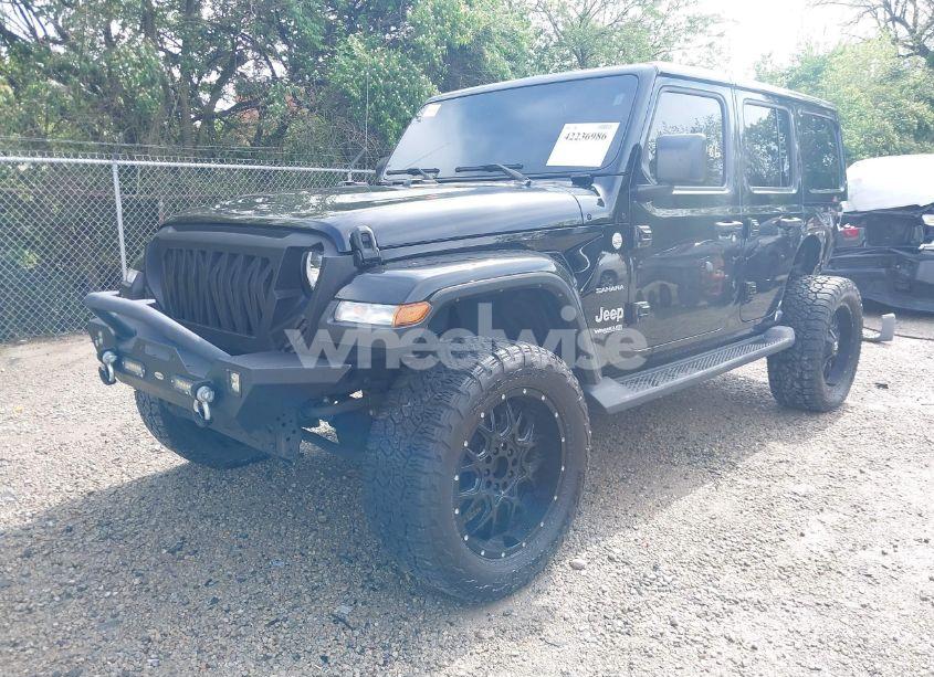 Photo 2 of 2022 Jeep Wrangler UNLIMITED SAHARA 4X4 (VIN 1C4HJXEG6NW195167)