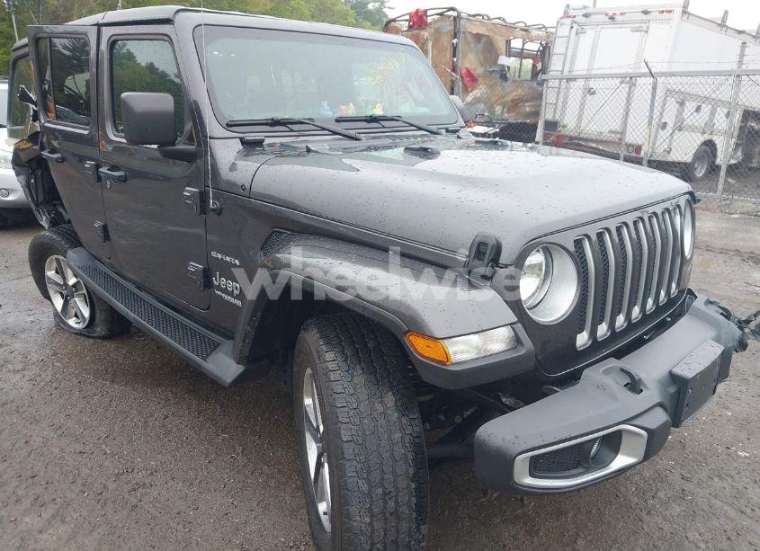 2022 Jeep Wrangler UNLIMITED SAHARA 4X4 (VIN 1C4HJXEG6NW267825) main photo