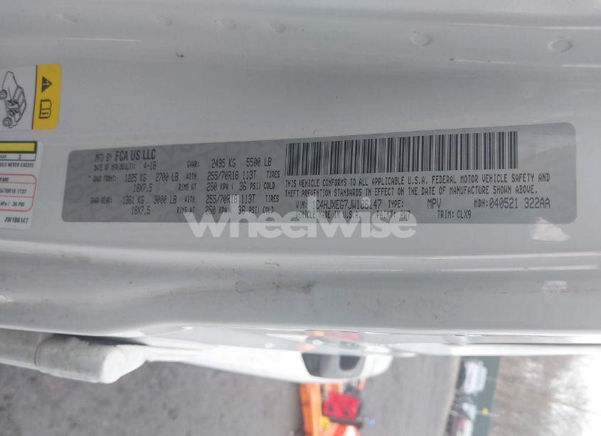 Photo 9 of 2018 Jeep Wrangler UNLIMITED SAHARA 4X4 (VIN 1C4HJXEG7JW186147)