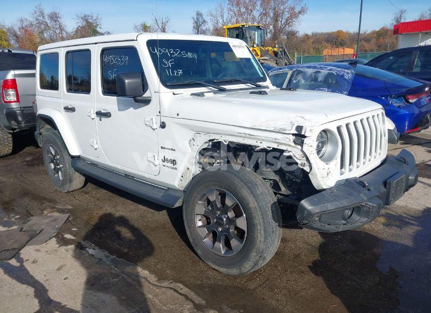 2020 Jeep Wrangler UNLIMITED SAHARA 4X4 (VIN 1C4HJXEG7LW196700) main photo