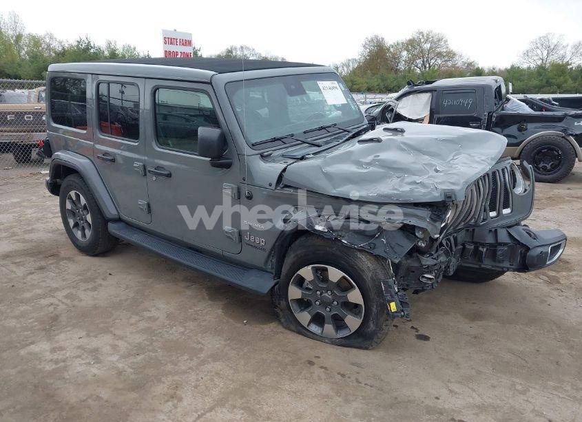 2022 Jeep Wrangler UNLIMITED SAHARA 4X4 (VIN 1C4HJXEG7NW138105) main photo