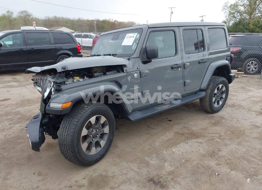 Photo 2 of 2022 Jeep Wrangler UNLIMITED SAHARA 4X4 (VIN 1C4HJXEG7NW138105)