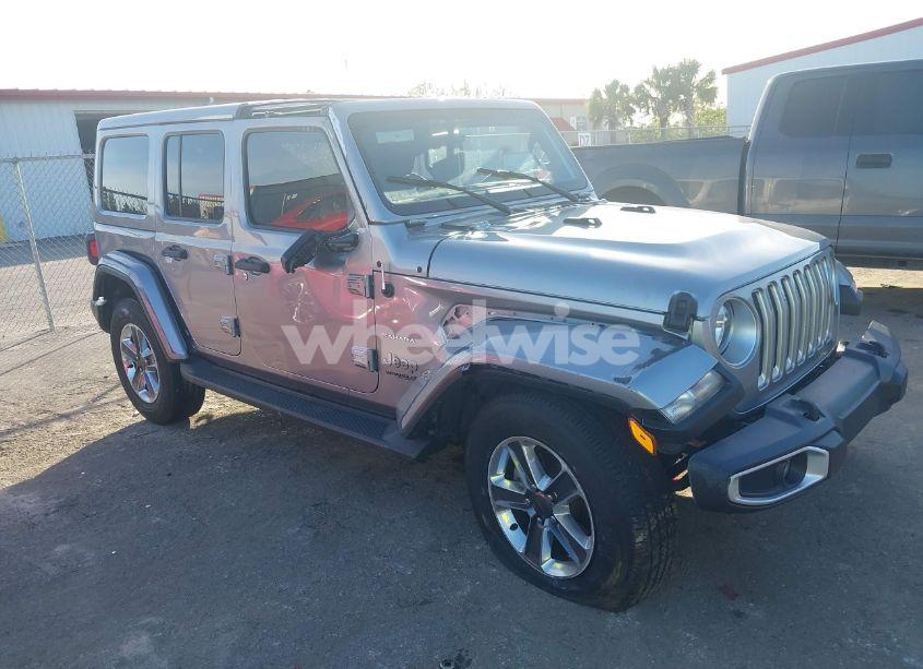 2021 Jeep Wrangler UNLIMITED SAHARA 4X4 (VIN 1C4HJXEG8MW576811) main photo
