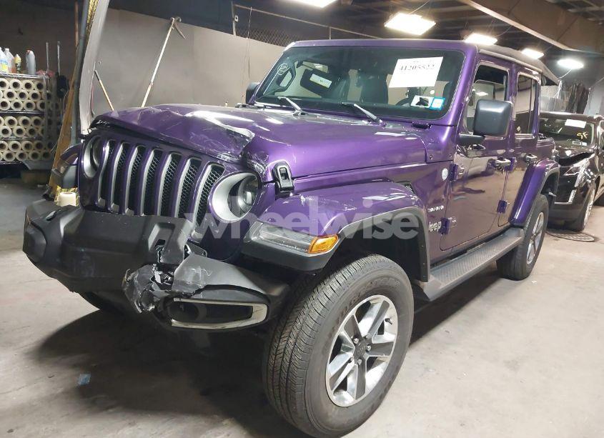 Photo 2 of 2023 Jeep Wrangler 4-DOOR SAHARA 4X4 (VIN 1C4HJXEG8PW527662)