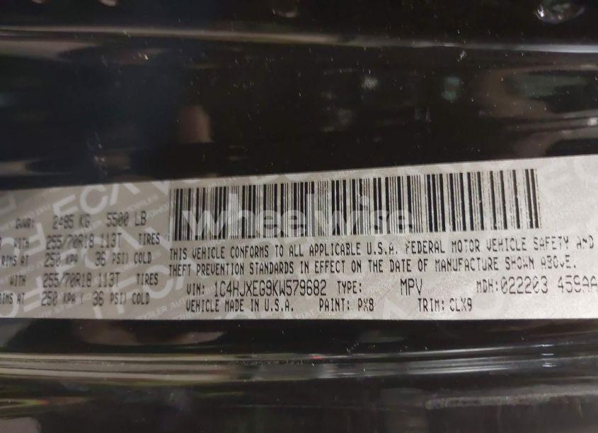 Photo 9 of 2019 Jeep Wrangler UNLIMITED SAHARA 4X4 (VIN 1C4HJXEG9KW579682)