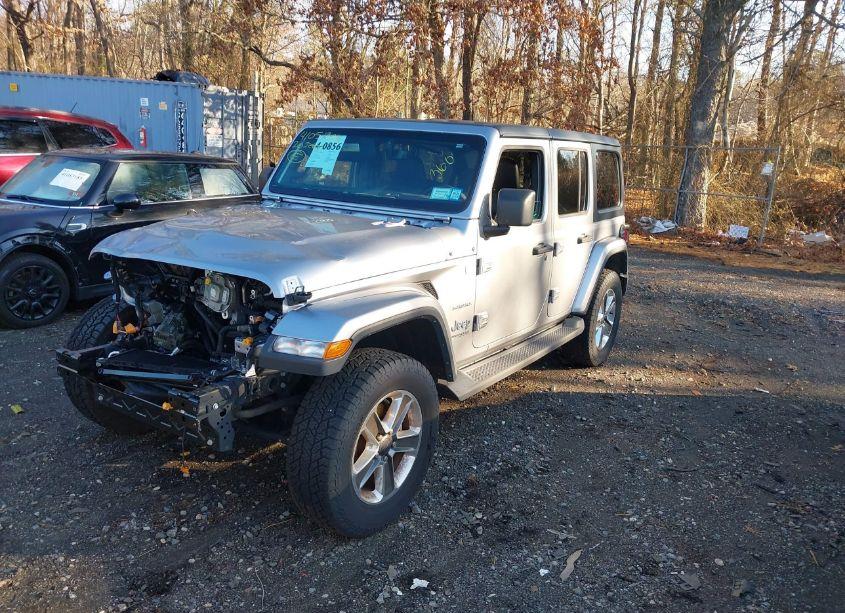 Photo 2 of 2020 Jeep Wrangler UNLIMITED SAHARA 4X4 (VIN 1C4HJXEGXLW193547)