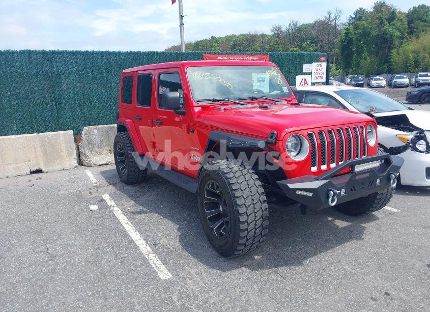 2021 Jeep Wrangler UNLIMITED SAHARA 4X4 (VIN 1C4HJXEGXMW631033) main photo