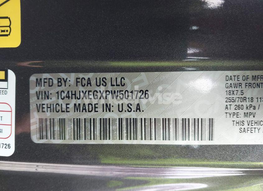 Photo 9 of 2023 Jeep Wrangler 4-DOOR SAHARA 4X4 (VIN 1C4HJXEGXPW501726)