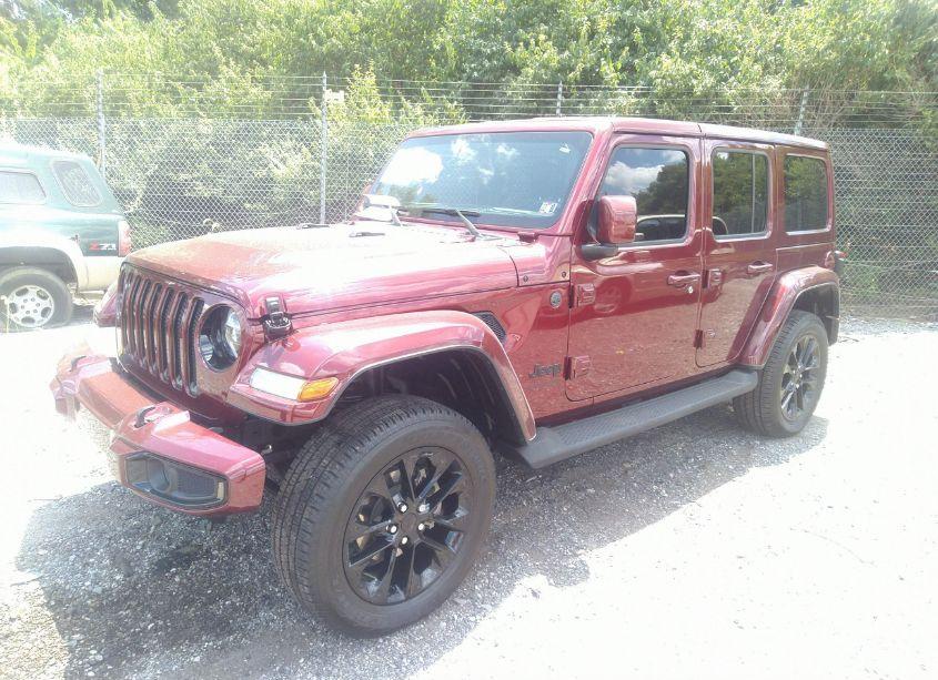 Photo 2 of 2021 Jeep Wrangler UNLIMITED HIGH ALTITUDE 4X4 (VIN 1C4HJXEM2MW588247)