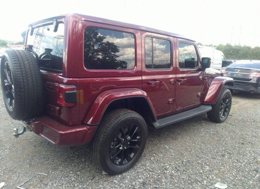 Photo 4 of 2021 Jeep Wrangler UNLIMITED HIGH ALTITUDE 4X4 (VIN 1C4HJXEM2MW588247)