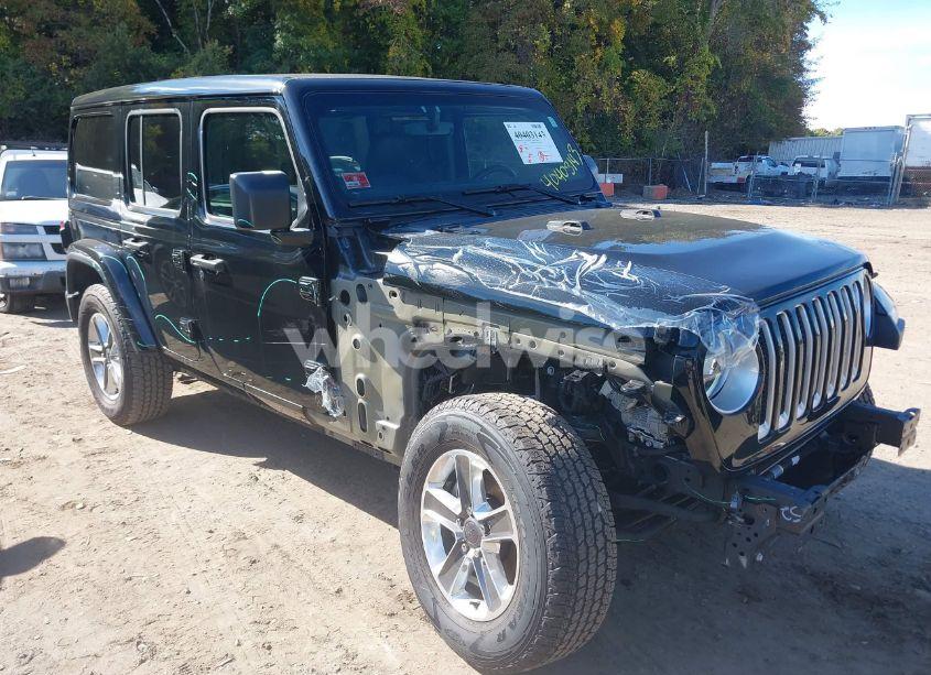 2021 Jeep Wrangler UNLIMITED SAHARA 4X4 (VIN 1C4HJXEM9MW669925) main photo