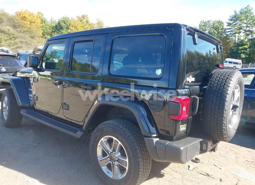 Photo 3 of 2021 Jeep Wrangler UNLIMITED SAHARA 4X4 (VIN 1C4HJXEM9MW669925)