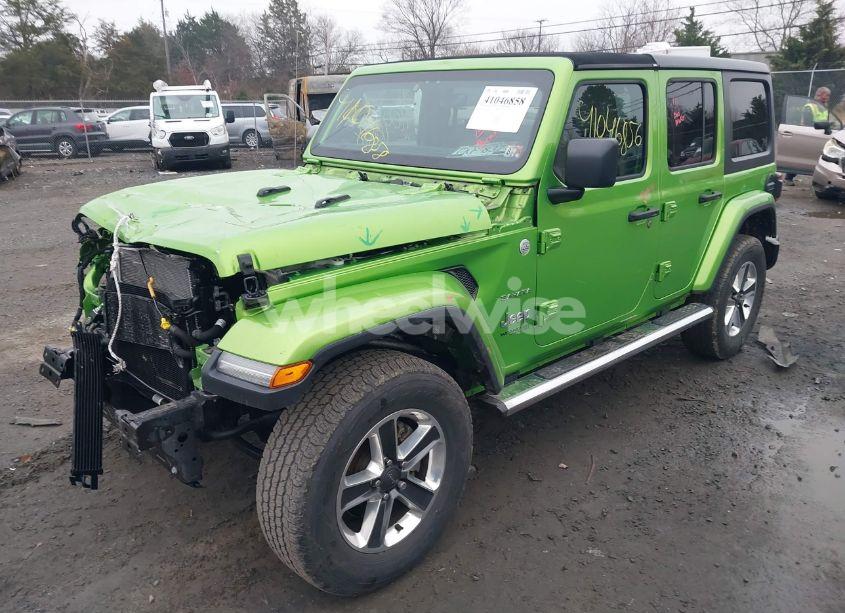 Photo 2 of 2018 Jeep Wrangler UNLIMITED SAHARA 4X4 (VIN 1C4HJXEN0JW285357)