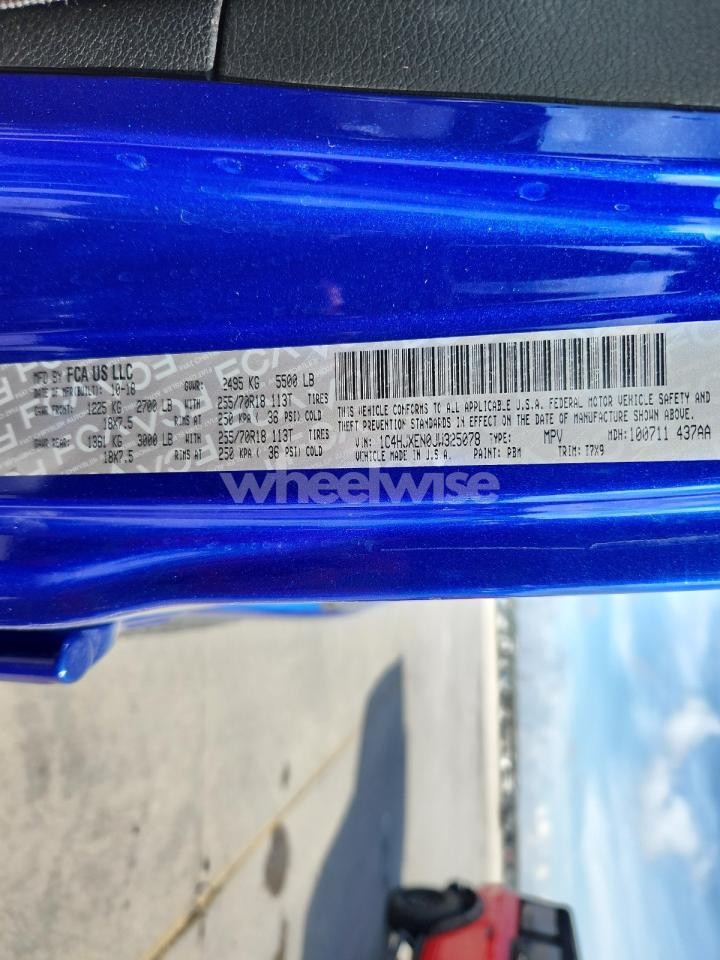 Photo 13 of 2018 JEEP WRANGLER UNLIMITED SAHARA (VIN 1C4HJXEN0JW325078)