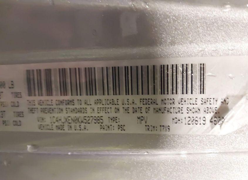 Photo 9 of 2019 Jeep Wrangler UNLIMITED SAHARA 4X4 (VIN 1C4HJXEN0KW527985)