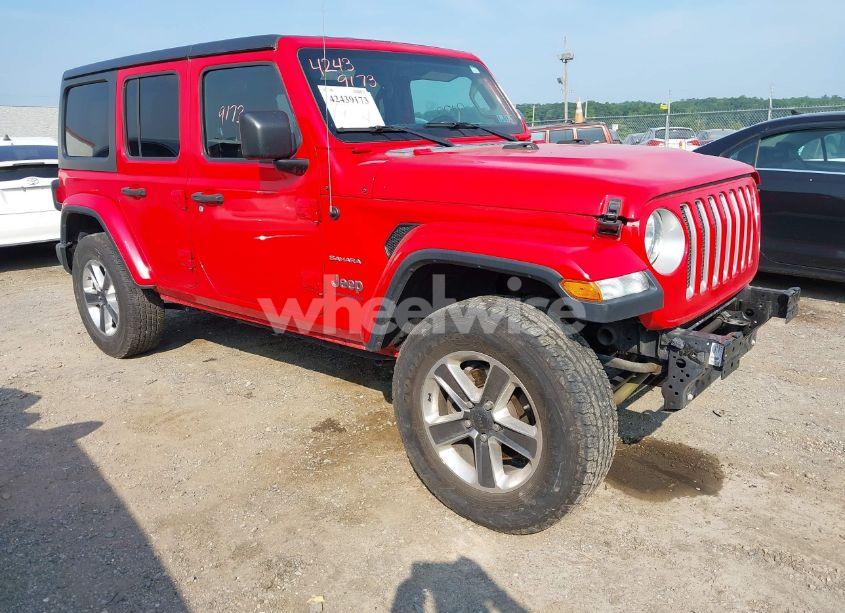 2020 Jeep Wrangler UNLIMITED SAHARA 4X4 (VIN 1C4HJXEN0LW184564) main photo