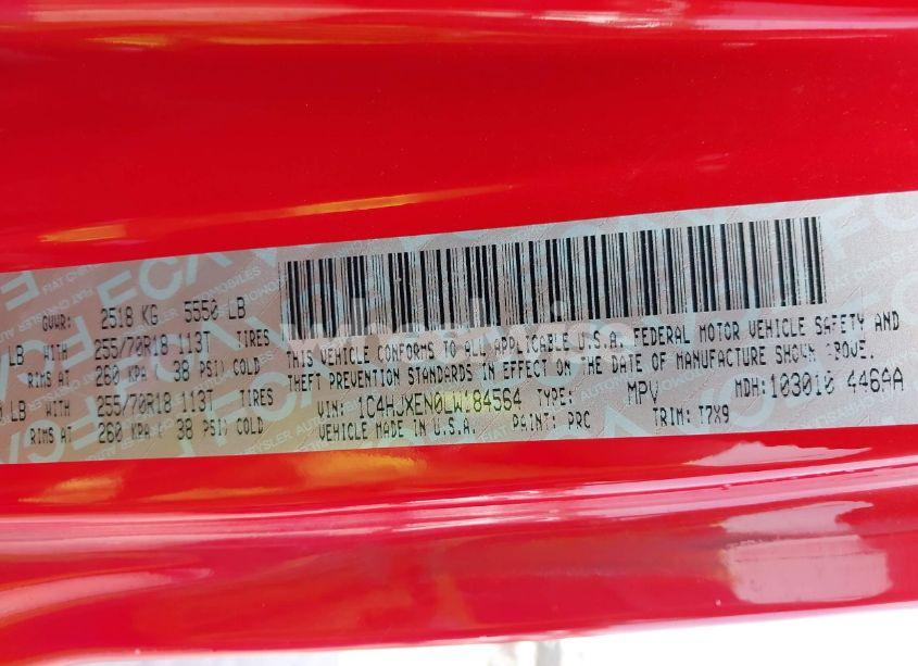 Photo 9 of 2020 Jeep Wrangler UNLIMITED SAHARA 4X4 (VIN 1C4HJXEN0LW184564)