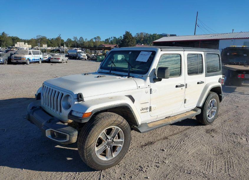 Photo 2 of 2021 Jeep Wrangler UNLIMITED SAHARA 4X4 (VIN 1C4HJXEN0MW815489)